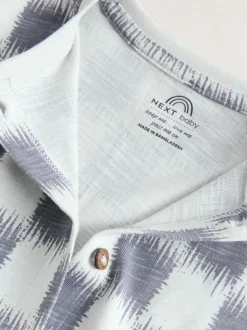 À boutons imprimés neutres ening - Barboteuse Jersey Baby 3 Pack