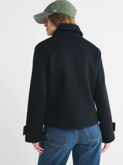 Abercrombie & Fitch Vestes courte boutonné en laine