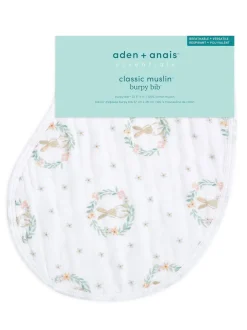 Aden + Anais Bébé Essentials Bunnies 100% coton mousseline Burpy