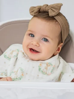 Aden + Anais Bébé Essentials Bunnies 100% coton mousseline Burpy