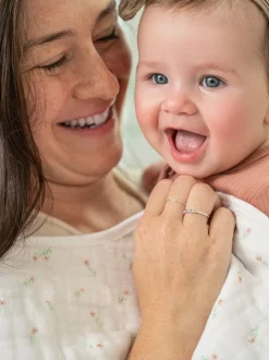 Aden + Anais Bébé Essentials Bunnies 100% coton mousseline Burpy