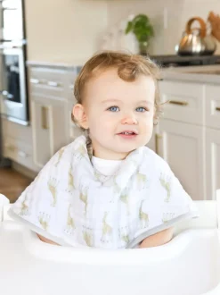 Aden + Anais Essentials 100% Coton Mousseline Histoire Bébé Burpy Bavoir