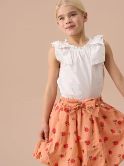 Angel & Rocket Blouse tissée à épaules Laurel Nœud