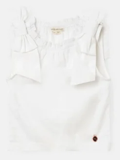 Angel & Rocket Blouse tissée à épaules Laurel Nœud