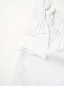 Angel & Rocket Blouse tissée à épaules Laurel Nœud