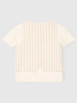 Angel & Rocket Jake Ensemble gilet à rayures double boutonnage et t-shirt