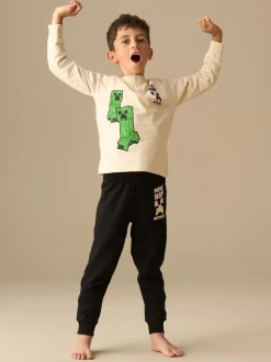Angel & Rocket pyjama Minecraft Henley