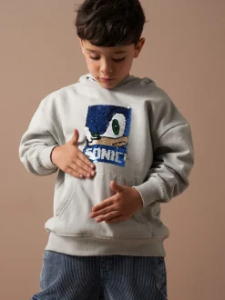 Angel & Rocket Sonic Sequin 100% Coton Sweat-shirt à capuche