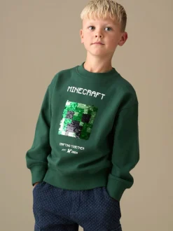 Angel & Rocket Sweat-shirt Minecraft à Sequin