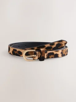 animal - Ceinture skinny en cuir