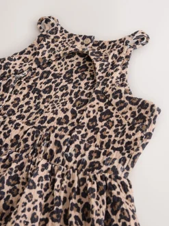animal - Robe d'été à bretelles Effet froissé (3-16ans)