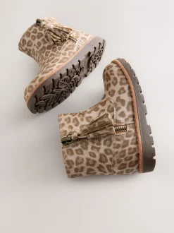 Animal Chatoiement - Bottines Chelsea zippées à glands