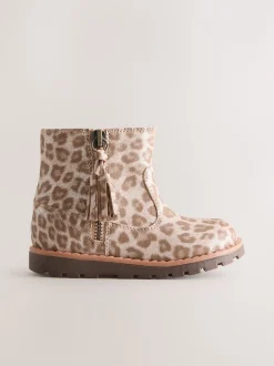 Animal Chatoiement - Bottines Chelsea zippées à glands