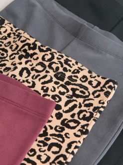 Animal/Rouge - Leggings évasés (3-16ans)