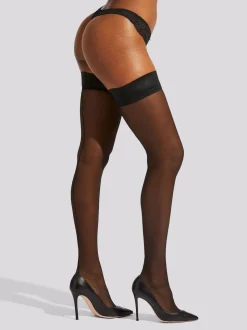 Ann Summers collants unis en PU à coutures