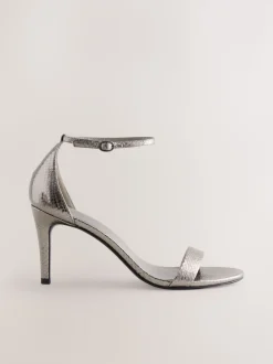 Anthracite - Sandales Forever Comfort® à talons et brides