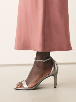 Anthracite - Sandales Forever Comfort® à talons et brides