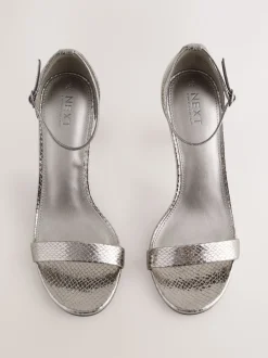 Anthracite - Sandales Forever Comfort® à talons et brides