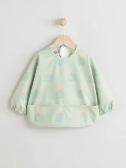 Apple - Bavoir à manches de sevrage et d’alimentation