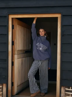 Apres bleu - Pull en polaire à demi-fermeture éclair