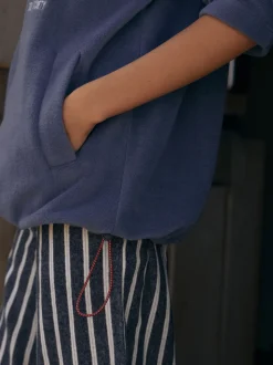 Apres bleu - Pull en polaire à demi-fermeture éclair