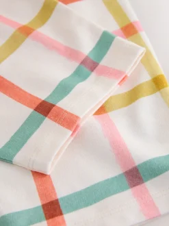 Arc-en-ciel à carreaux - Pantalon jambe Barrel (3mois-7ans)