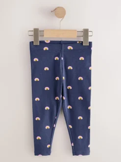Arc-en-ciel - Lot de 5 leggings côtelés (3mois-7ans)