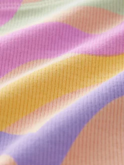 Arc-en-ciel - Lot de 5 shorts cyclistes côtelés (3 mois à 7 ans)