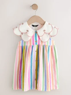 Arc-en-ciel - Robe d’été à col (3mois à7ans)