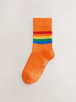 Arc-en-ciel lumineux - Lot de 6 paires de chaussettes à rayures Little Bird by Jools Oliver