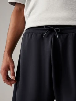 Ardoise/bleu marine - Lot de 2 shorts en jersey à poche zippée