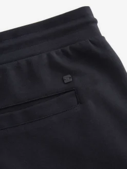Ardoise/bleu marine - Lot de 2 shorts en jersey à poche zippée