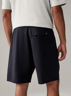 Ardoise/bleu marine - Lot de 2 shorts en jersey à poche zippée