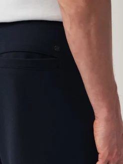 Ardoise/bleu marine - Lot de 2 shorts en jersey à poche zippée