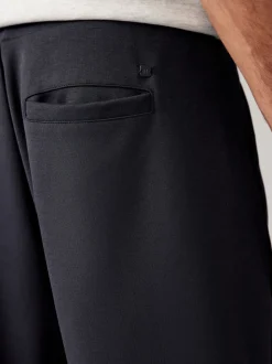 Ardoise/bleu marine - Lot de 2 shorts en jersey à poche zippée