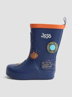 Autocollant bleu marine - Bottes de pluie JoJo Maman Bébé unies