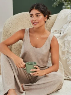 Avoine - Pantalon Laura Ashley Lounge en maille