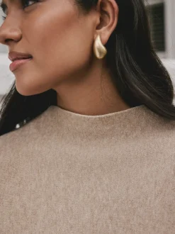 Avoine - Poncho cape en maille fine