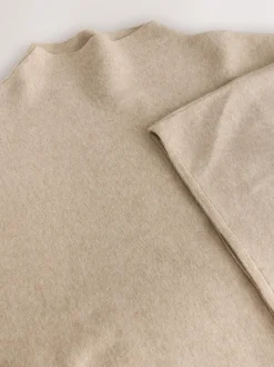 Avoine - Poncho cape en maille fine