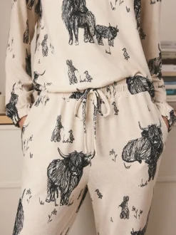 Avoine Hamish The Highland Cow - Pyjama confortable à manches longues