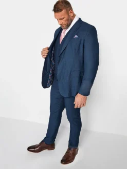 BadRhino Big & Tall Gilet de costume texturé