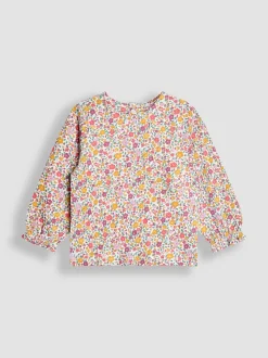 Baie motif lapin - Ensemble salopette et haut en velours appliqué JoJo Maman Bébé