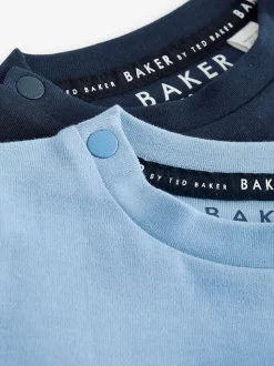 Baker by Ted Baker Bleu 100% Romper et Chapeaux réversibles en coton