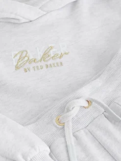 Baker by Ted Baker Ensemble 2 Pieces gris chiné Graphique Sweat-shirt à capuche & Joggings Cargos