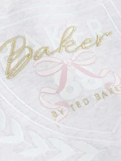 Baker by Ted Baker Ensemble 2 Pieces gris chiné Graphique Sweat-shirt à capuche & Joggings Cargos