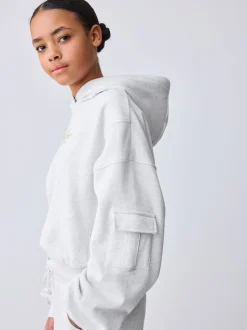 Baker by Ted Baker Ensemble 2 Pieces gris chiné Graphique Sweat-shirt à capuche & Joggings Cargos