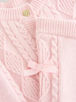 Baker by Ted Baker Ensemble 2 pièces de cardigan et leggings en maille à nœud