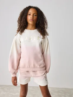 Baker by Ted Baker ensemble 2 pièces Sweat-shirt et short rose/lilas