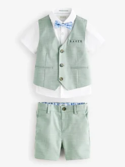 Baker by Ted Baker Ensemble gilet et shorts vert