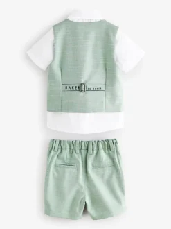 Baker by Ted Baker Ensemble gilet et shorts vert
